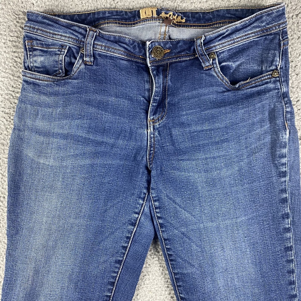 Kut From The Kloth Jeans Womens 8 Blue Straight Dark Wash Rockabilly Festival